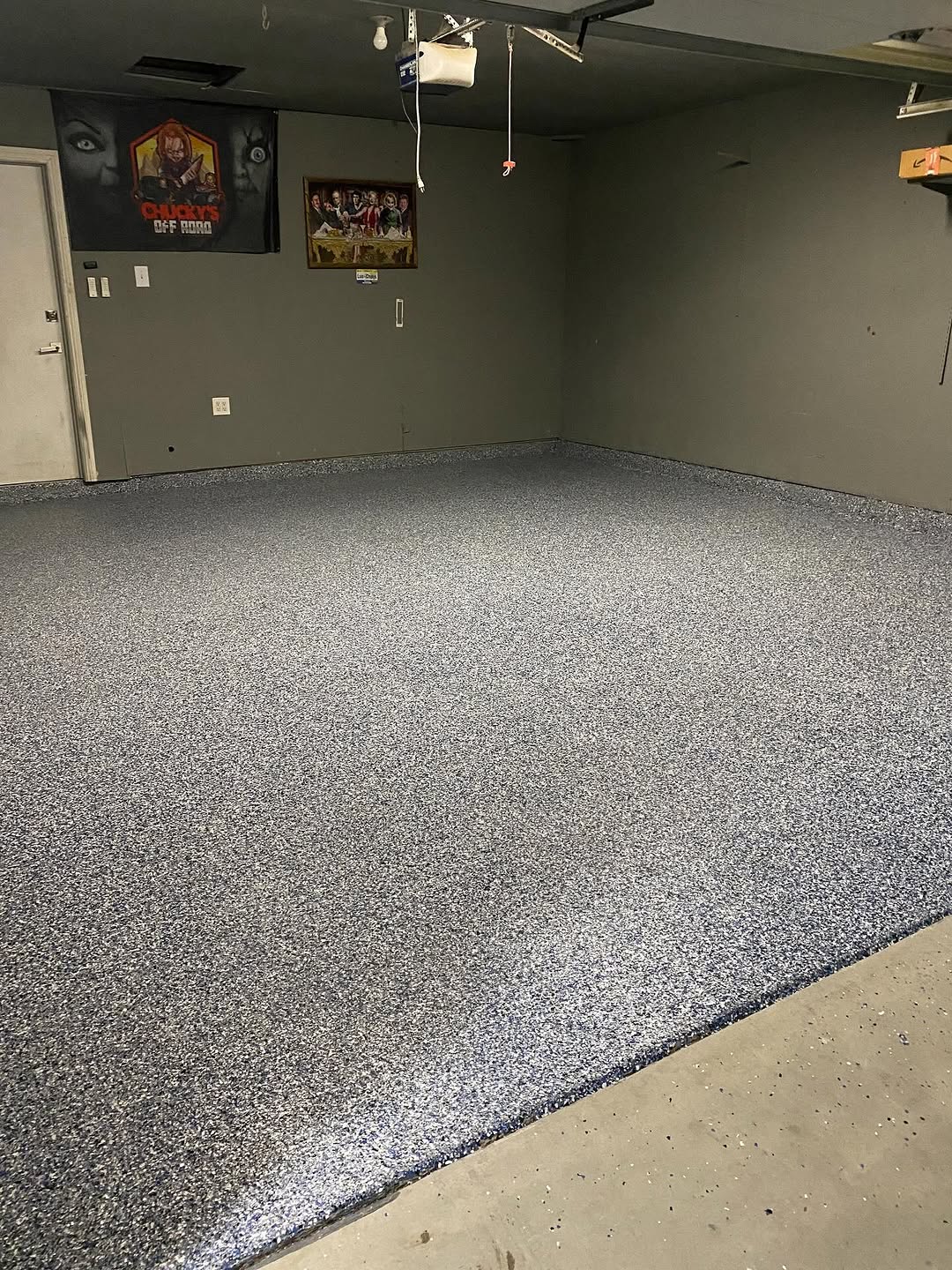 Garage floor coating