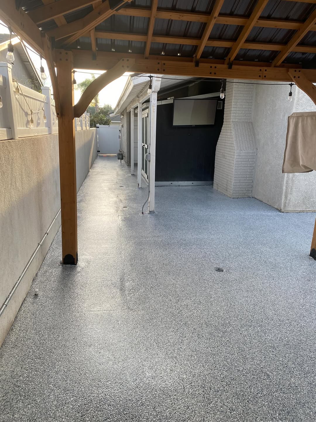 Epoxy flooring project 12